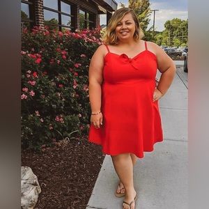 Old Navy Red Knot Cami Dress